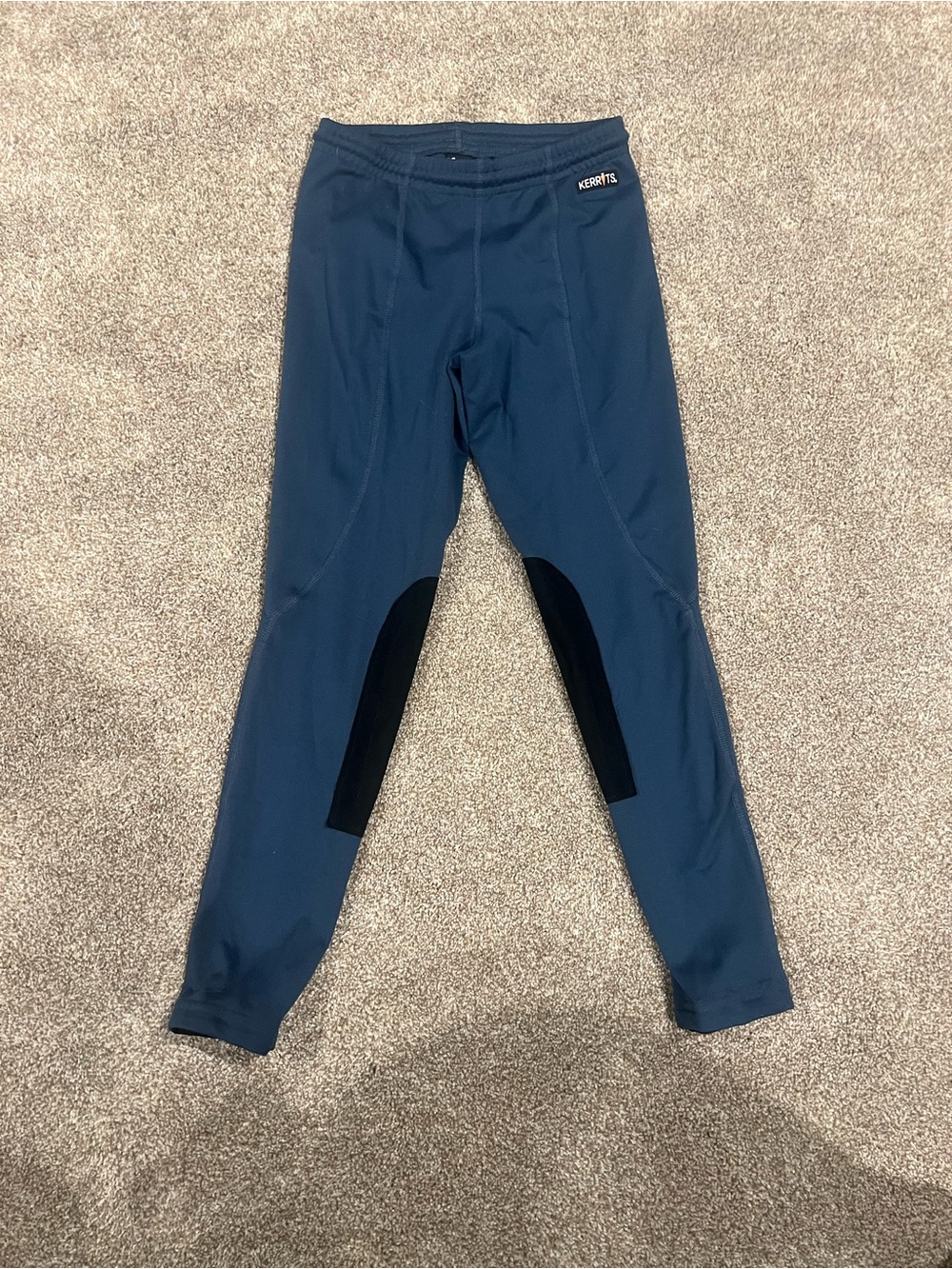 Kerrits Navy Leggings with Black Knee Panels